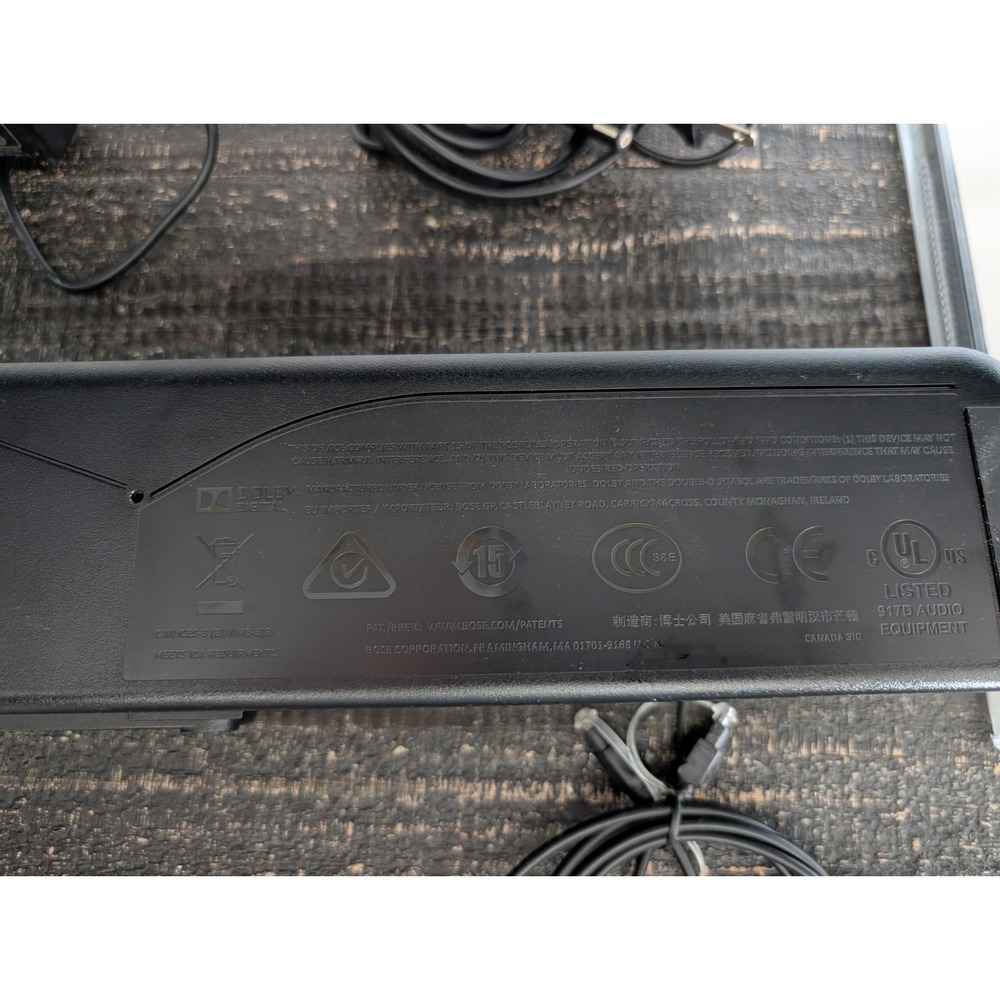 Bose Solo 5 Wireless Bluetooth Soundbar Black 418775 + Remote & Mounting Bracket - Picture 9 of 9